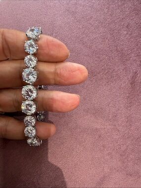 crystal tennis bracelet